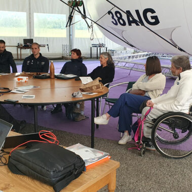 L'aérOnde, un dirigeable biplace à hélium