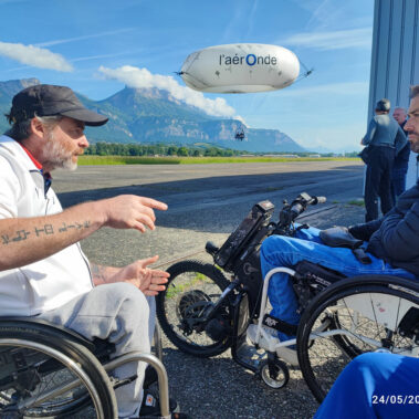 L'aérOnde, un dirigeable biplace à hélium