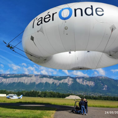 L'aérOnde, un dirigeable biplace à hélium