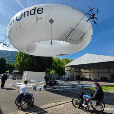 L'aérOnde, un dirigeable biplace à hélium