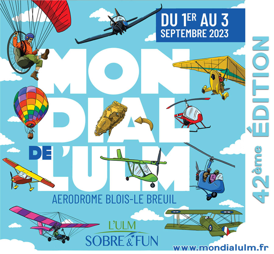 Mondial de l'ULM 2023 à Blois